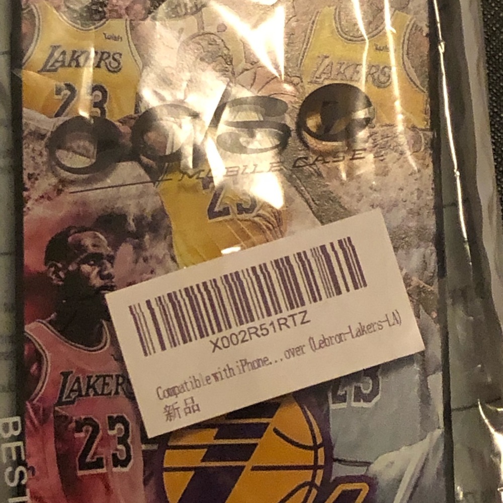 Brand new stylish iPhone case 12/12 pro LeBron James. Lakers.